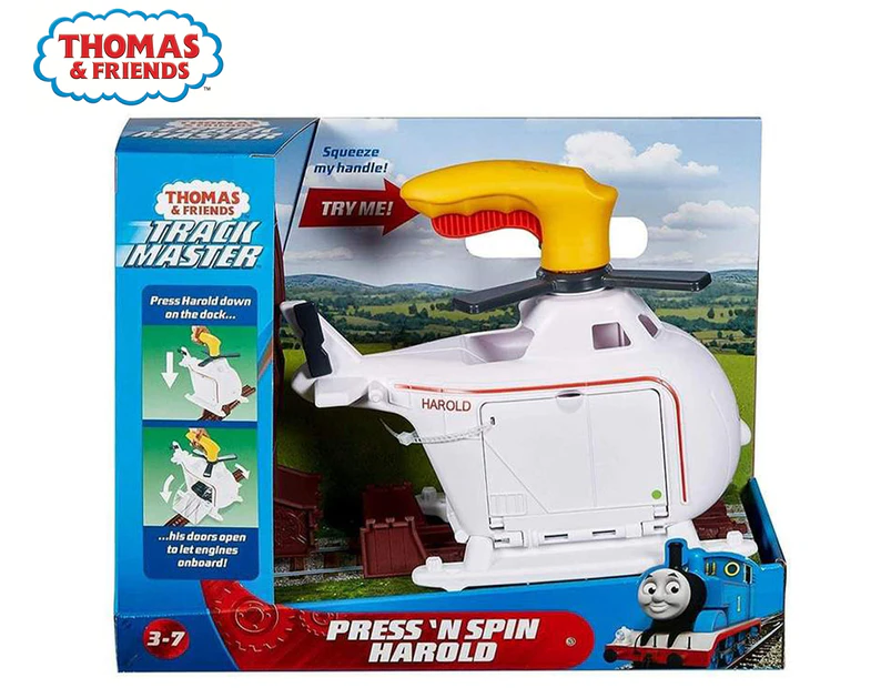 Thomas and Friends Press 'N Spin Harold Toy
