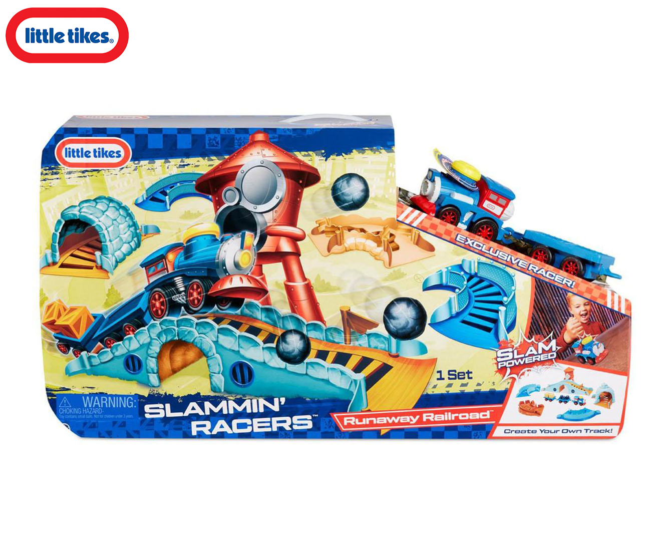 slammin racers scrapyard derby playset