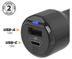 Scosche PowerVolt Power Delivery USB-C / USB-A Fast Charger For Cars