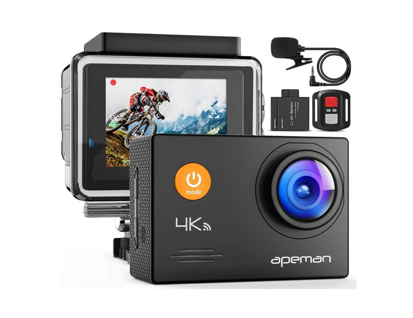 Apeman A79 4K Action Camera 16MP Underwater Waterproof Sport Camera