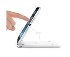 ClamCase Pro Bluetooth Keyboard case for iPad mini 3/2/1 - Silver/White