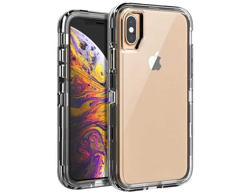 Case for Apple iPhone Xs and iPhone X, Heavy Duty Shock Absorption Protection
