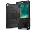 Ipad Pro 10.5 case Heavy Duty Shock Absorption Protection High Impact Resistant Sturdy Armor Protective Cover-Black