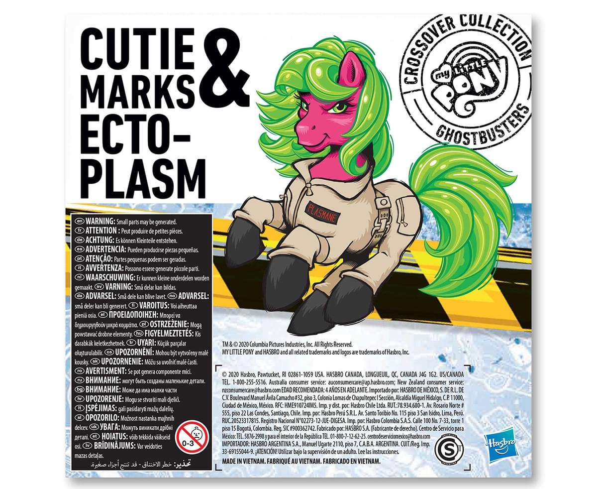 my little pony crossover collection ghostbusters plasmane