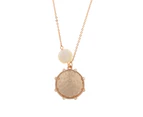 Elly Lou You Are Strong Necklace - Rose Gold