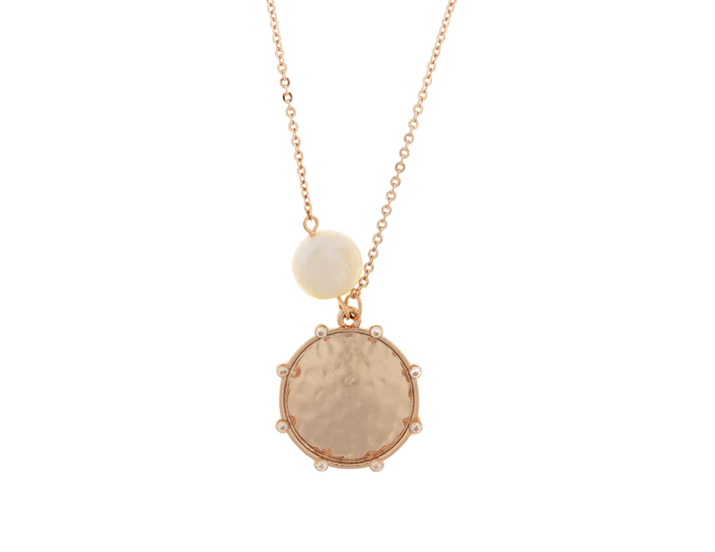 Elly Lou You Are Strong Necklace - Rose Gold