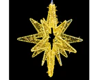 Christmas Star Topper 3D Display 6 Petals 1.2m - Warm White