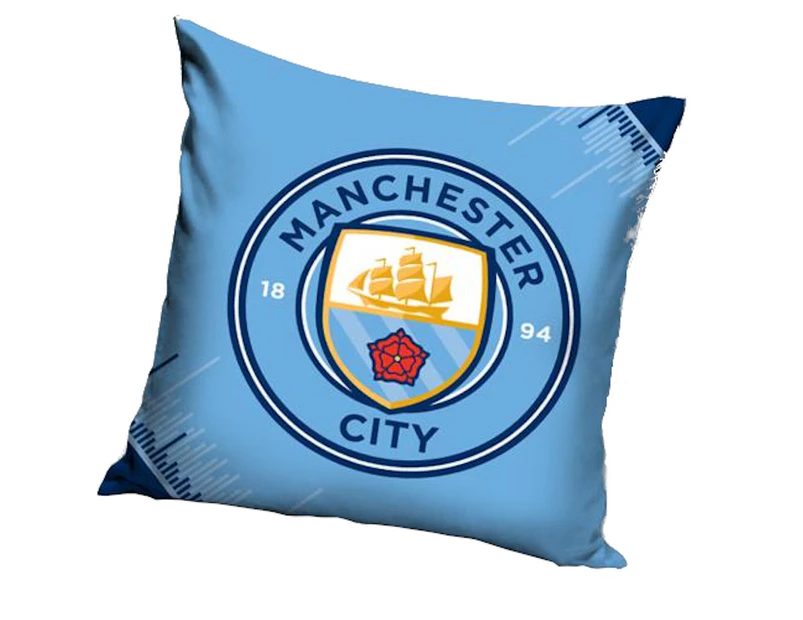 Manchester City FC Crest Cushion (Blue) - TA5948