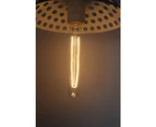 Edison vintage light bulb / globe tubular 21.5cm lamp, E27 screw 40 watt