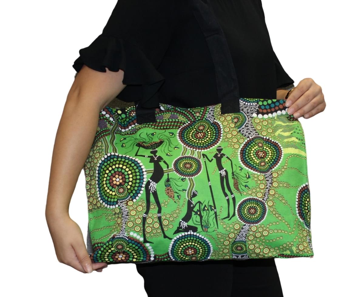 Hunters & Gatherers Rainforest Bag Shoulder Aboriginal Design Colin Jones 