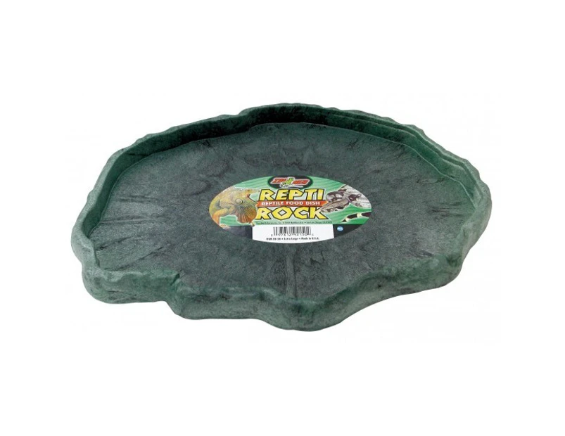 Repti X-Large Rock Reptile Food & Water Dish by Zoo Med