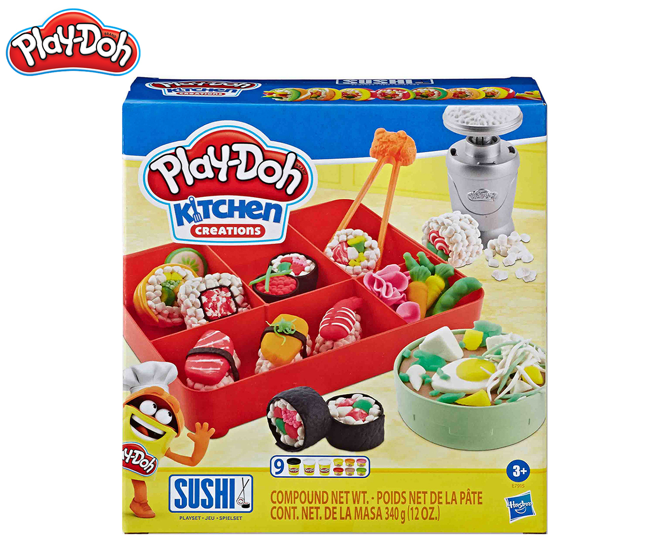 Play-Doh Kit du petit chef cuisinier, pâte à modeler, 14