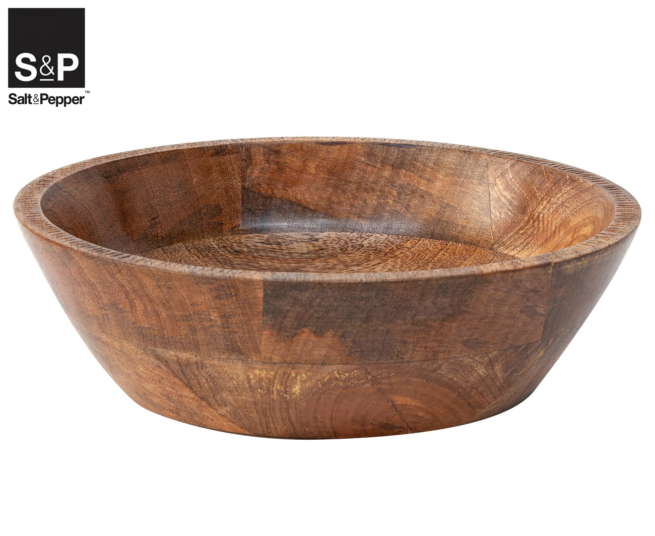 Salt & Pepper Vault Serveware Tableware Natural Mango Wood Food Serving Bowl