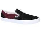Vans Unisex Classic Slip-On Sneakers - Black/Port Royale