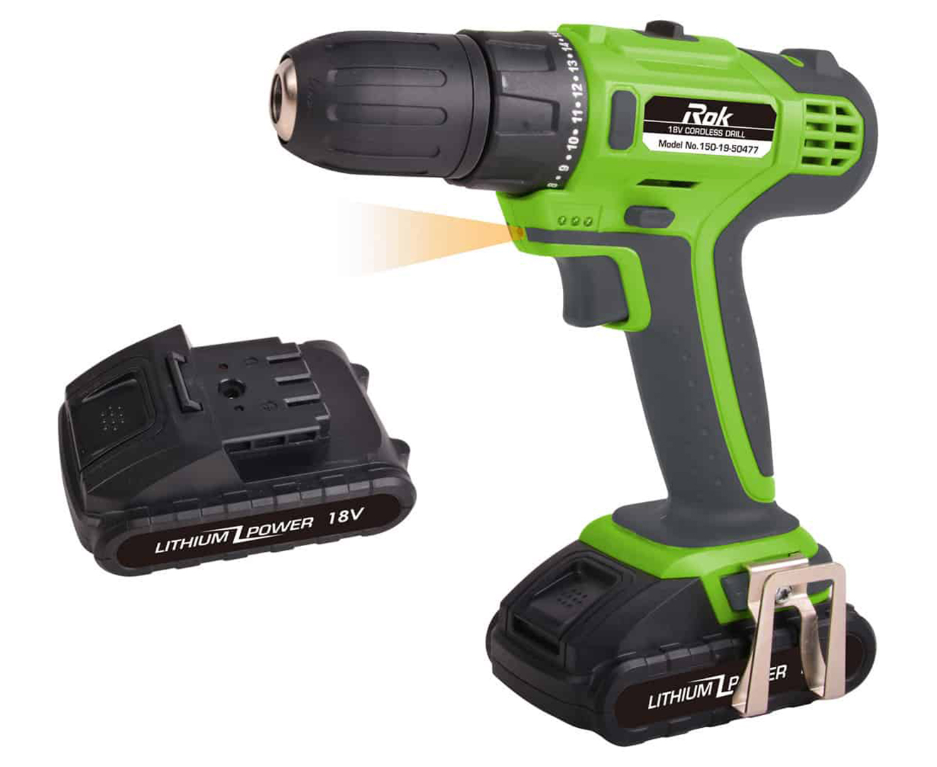 Rok 18v cordless drill battery new arrivals