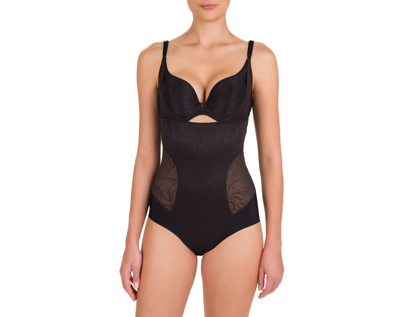 Conturelle 820823 Silhouette Floral Shaping Body - Black