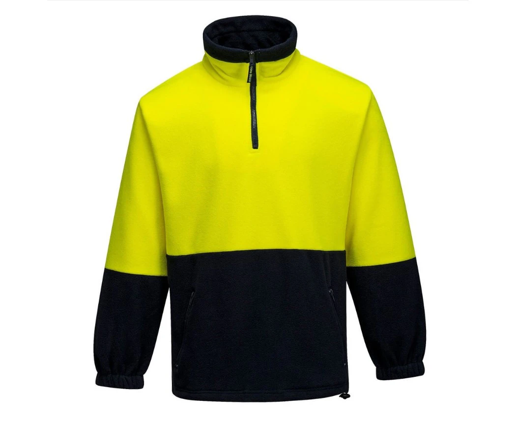 Prime Mover Polar Fleece Jumper Men's - Yellow-navy