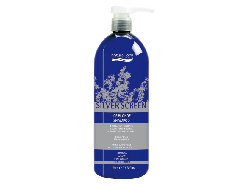 Natural Look Silver Screen Ice Blonde Shampoo 1000ml