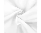 King Size 1000TC Egyptian Cotton Bed Fitted Sheet Set ( No Flat Sheet )   - White
