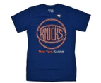Adidas New York Knicks Mens Blue T-Shirt