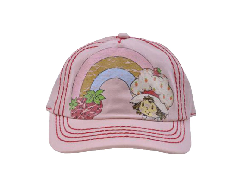 Strawberry Shortcake Vintage Style Kids Pink Trucker Cap