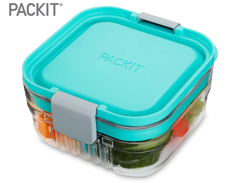 PackIt 1L Mod Snack Bento Box - Mint Green