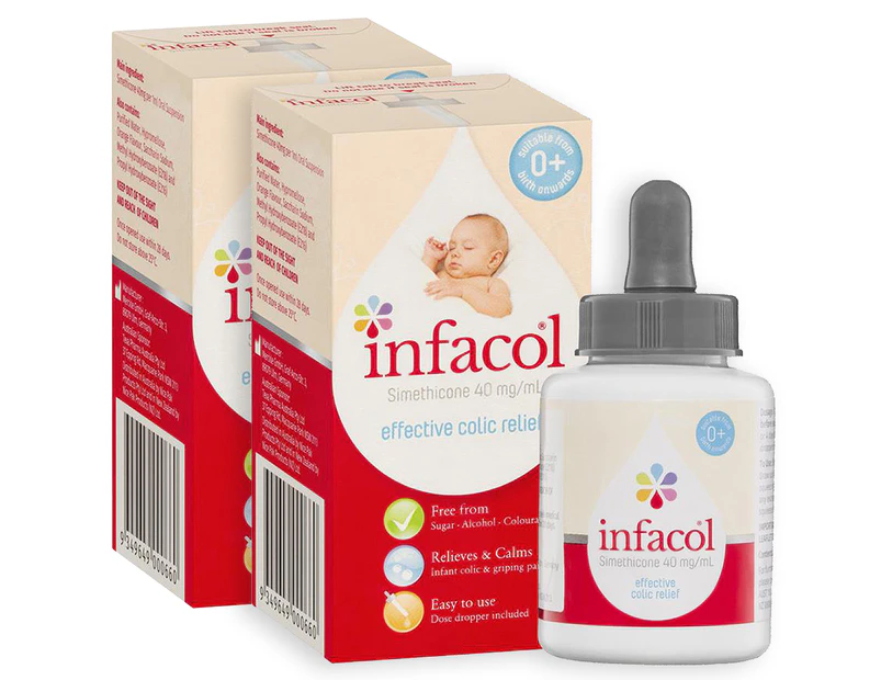 2 x Infacol Baby Colic Relief Drops 50mL