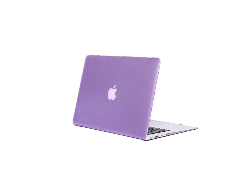 WIWU Crystal Case New Laptop Case Hard Protective Shell For Apple MacBook MC207/MC516/A1342/A1331-Purple