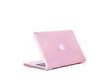 WIWU Crystal Case New Laptop Case Hard Protective Shell For Apple MacBook 16 Pro A2141-Pink