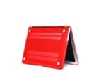 WIWU Crystal Case New Laptop Case Hard Protective Shell For Apple MacBook MC207/MC516/A1342/A1331-Dark Red 6