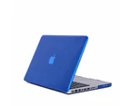 WIWU Crystal Case New Laptop Case Hard Protective Shell For Apple MacBook 16 Pro A2141-Dark Blue