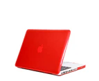 WIWU Crystal Case New Laptop Case Hard Protective Shell For Apple MacBook 16 Pro A2141-Dark Red