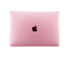 WIWU Crystal Case New Laptop Case Hard Protective Shell For Apple MacBook A1932/A2179-Pink