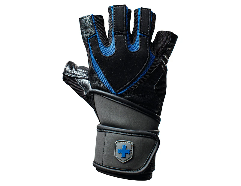 Harbinger Training Grip Wristwrap Gloves - Black