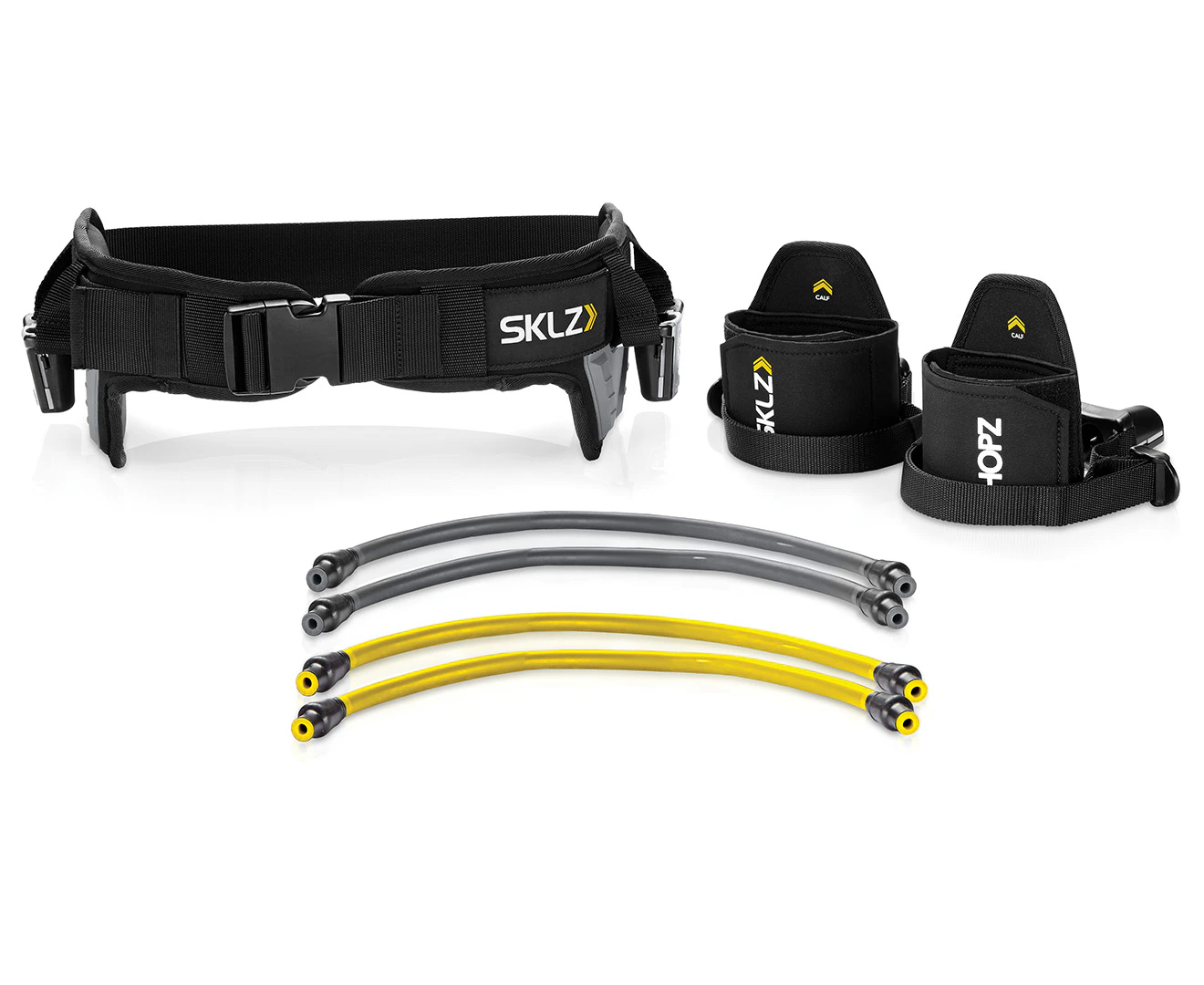 SKLZ HOPZ 2.0 Adjustable Vertical Jump Trainer Resistance Training Cable Set BLK