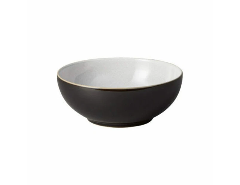 Denby Elements Black Cereal Bowl 170mm Set Of 4 Porcelain