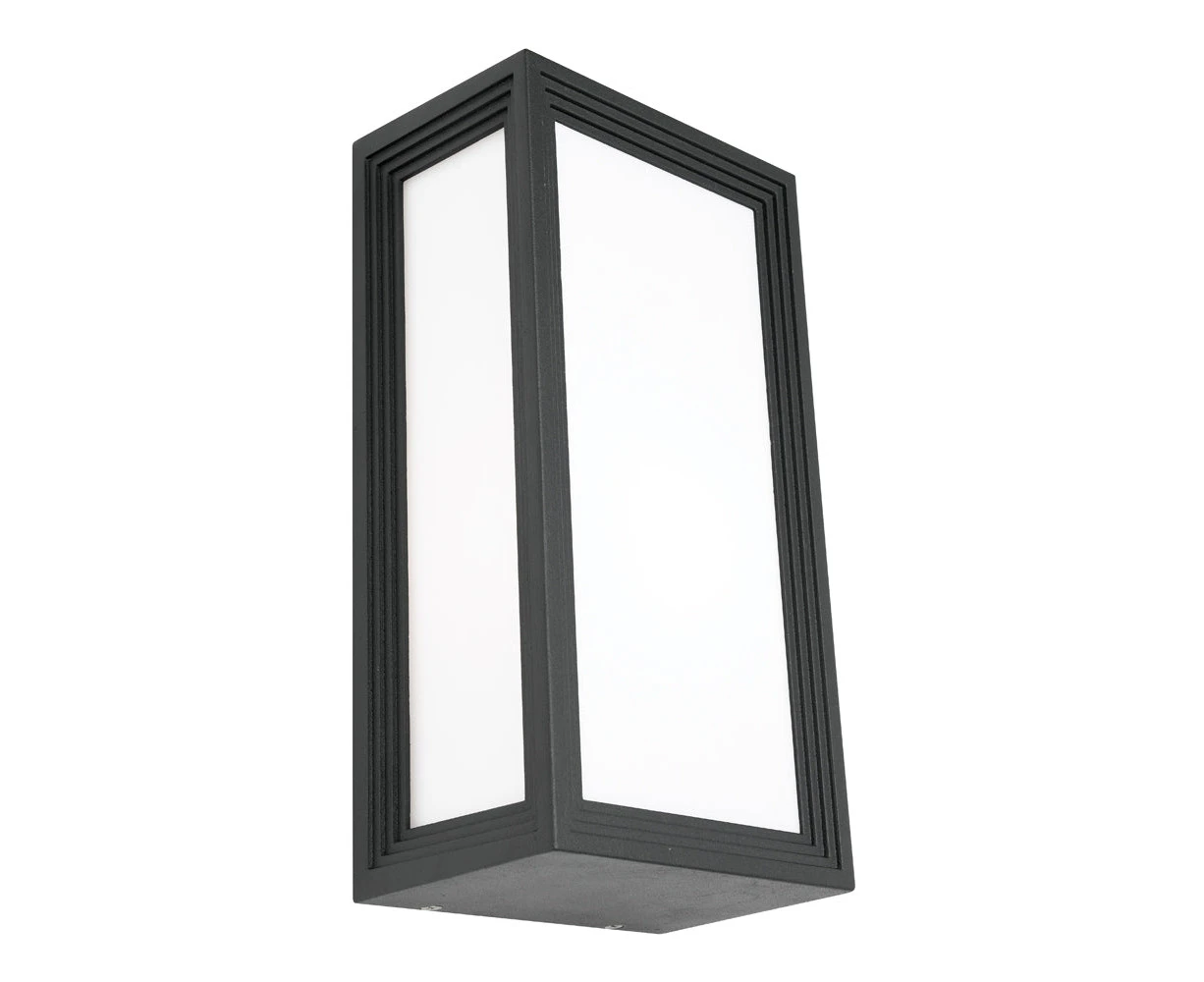 Cougar LYON - Modern Exterior Flush Wall Light IP54 - Charcoal