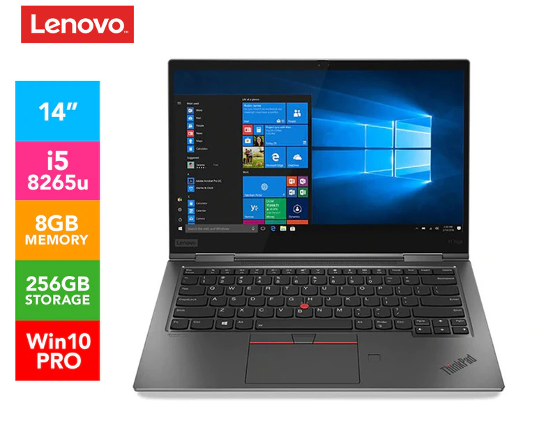 Lenovo 14" X1 Yoga 4th Gen i5-8265U 8GB 256GB 2-in-1 Laptop
