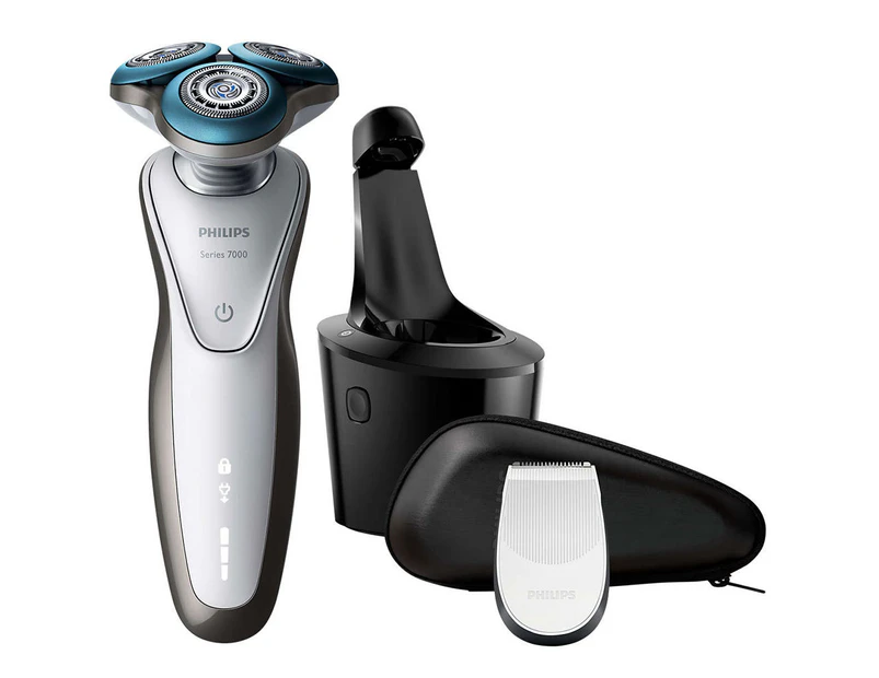 Philips SS7710 Wet and Dry Smooth Glide Rechargeable Cordless Shaver w/ Trimmer