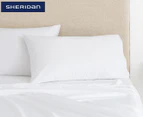Sheridan 400TC Soft Sateen Single Bed Sheet Set - Snow