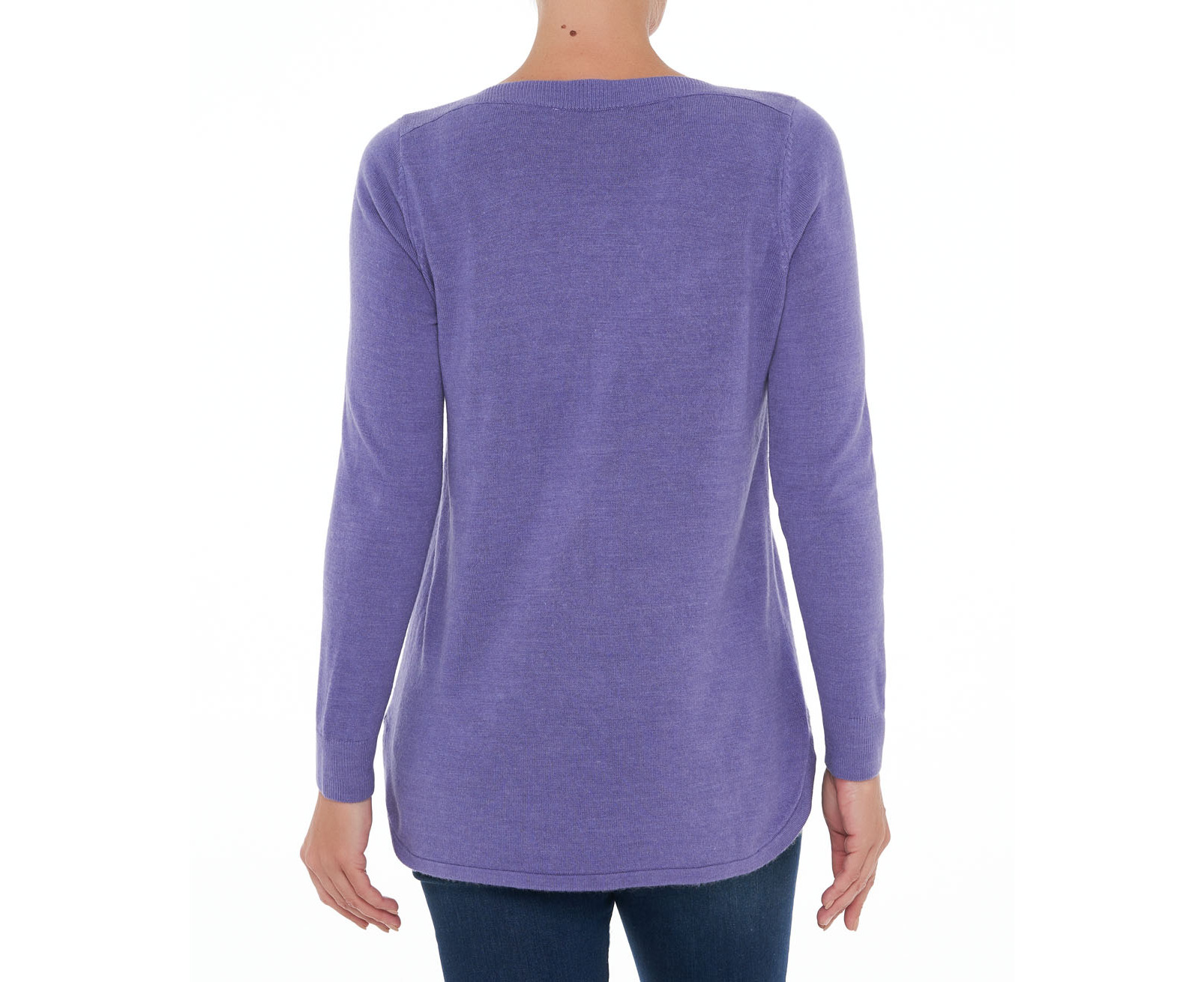 Suzanne Grae Women's Boat Neck Jumper in Purple | Catch.com.au