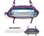 DTBG Laptop Tote Bag, 15.6 Inch Nylon Classic Diamond Pattern Shoulder Bag