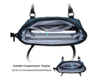 DTBG Laptop Tote Bag, 15.6 Inch Nylon Classic Diamond Pattern Shoulder Bag