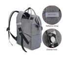 Lekesky Laptop Backpack 15.6 inch Waterproof Work Travel Bag-Dark Grey