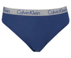 Calvin Klein Women's Radiant Cotton Bikini Briefs 3-Pack - Blue/Teal/Fuchsia