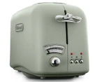 DéLonghi 2-Slice Argento Flora Toaster - Green