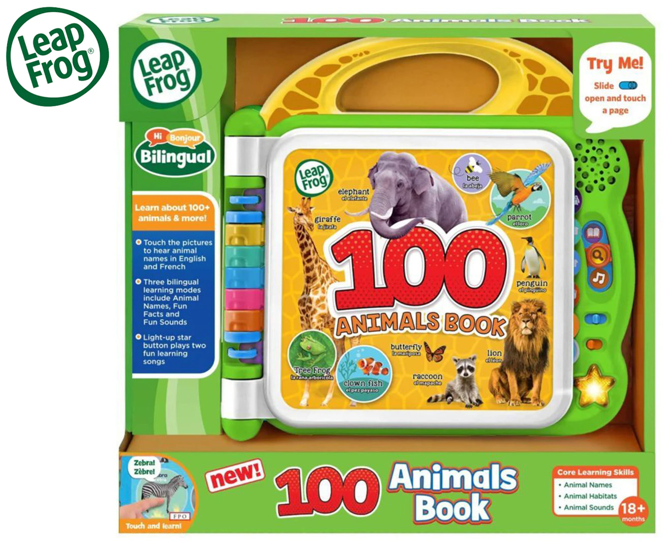 LeapFrog 100 Animals Book