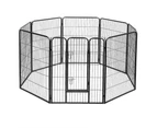 8 Panel Pet Dog Playpen Puppy Cage Exercise Enclosure Fence Play Pen 80x100cm