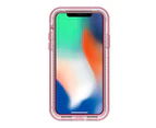 LIFEPROOF NEXT SERIES RUGGED CASE FOR iPHONE XS/X - CLEAR/ROSE