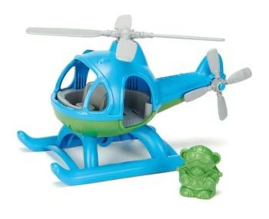 Green Toys Helicopter Chopper Blue Kids/Childrens Toy Vehicle Playset 2+